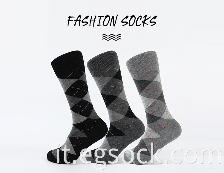 Geometric Pattern Modal Formal Socks